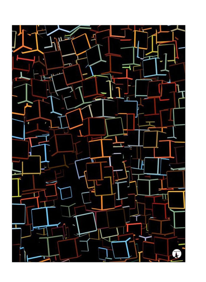 BP Printed Wall Sticker Multicolour 20cm