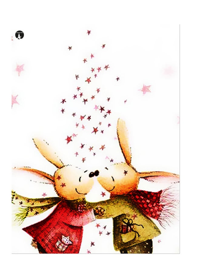 Printed Wall Sticker Multicolour 20cm