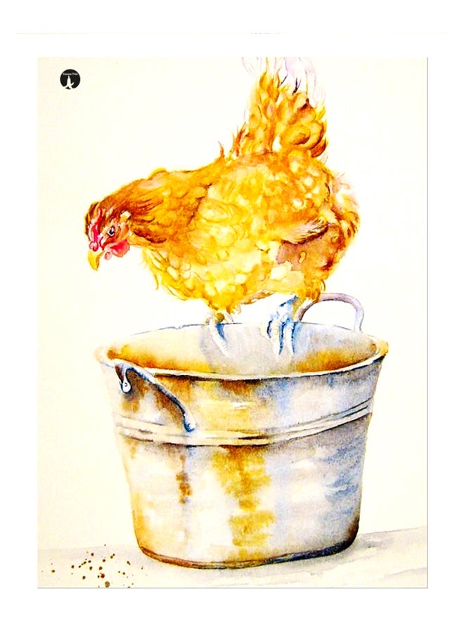 بي بي ملصق جداري مطبوع متعدد الألوان 20سم