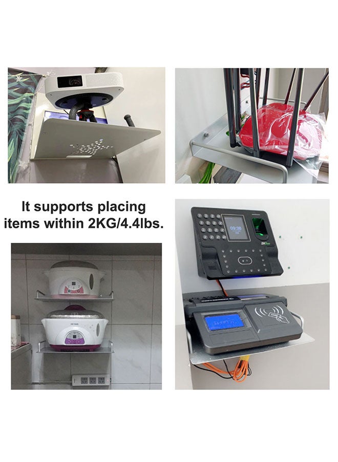 Wownect Wall Mount Projector Stand Silver - Image 5