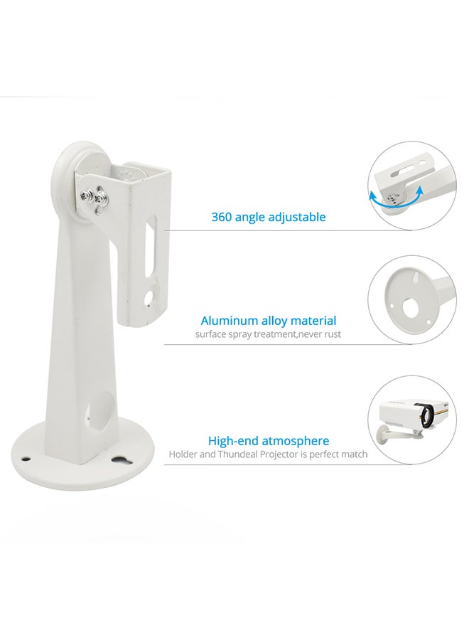 Wownect Wall Mounting Bracket For Projectors And Security Camera white  - Image 3