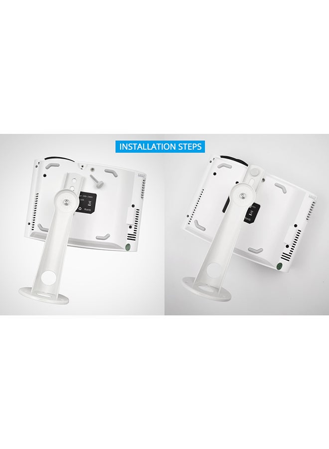 Wownect Wall Mounting Bracket For Projectors And Security Camera white  - Image 4