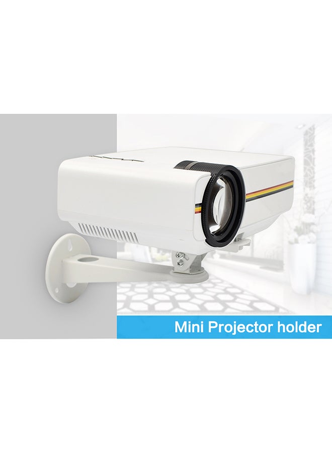 Wownect Wall Mounting Bracket For Projectors And Security Camera white  - Image 5