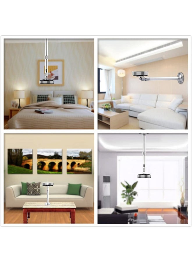 Wownect Universal Aluminium Ceiling Mount Silver - Image 5