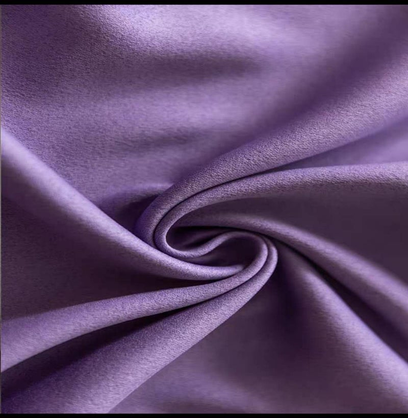 ستائر أنيقة من قطعتين أرجواني 200 x 270سم - Image 2