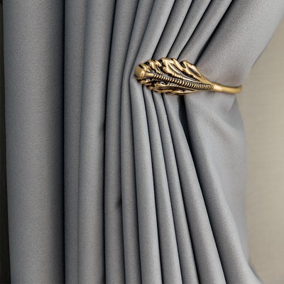 2-Piece Elegant Curtains Silver 200 x 270cm - Image 2