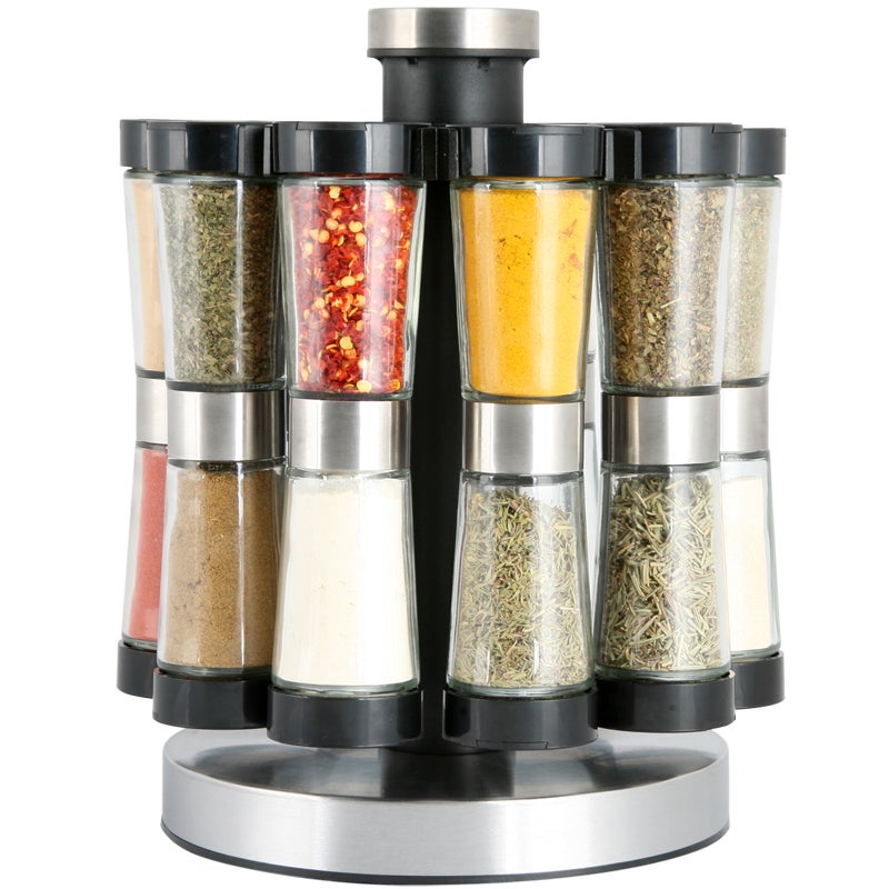 Neoflam Spice Set 20 With Rotating Stand Stainless Steel Silver 35cm