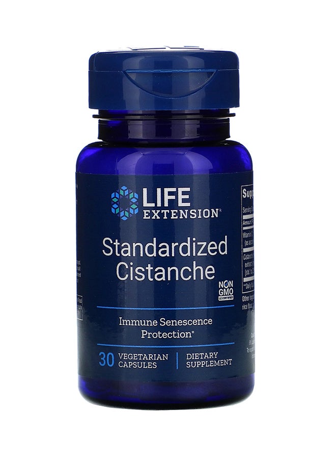 Life Extension Standardized Cistanche Dietary Supplement - 30 Vegetarian Capsules - Image 1