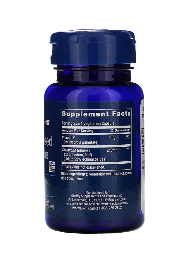 Life Extension Standardized Cistanche Dietary Supplement - 30 Vegetarian Capsules - Image 2