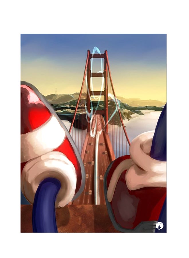 BP Printed Wall Sticker Multicolour 20cm