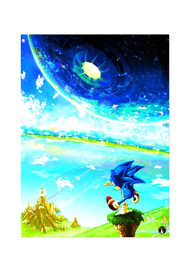 Printed Wall Sticker Multicolour 20cm