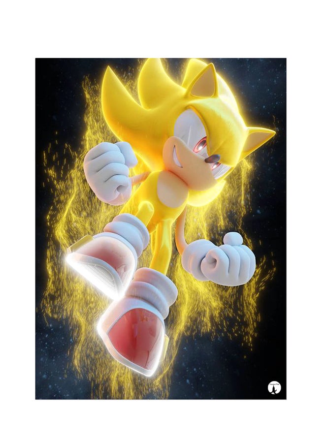 ملصق جداري مطبوع متعدد الألوان 20سم