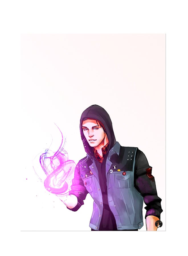 بي بي ملصق جداري مطبوع متعدد الألوان 20سم