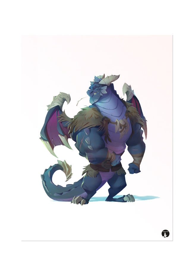 ملصق جداري مطبوع متعدد الألوان 20سم