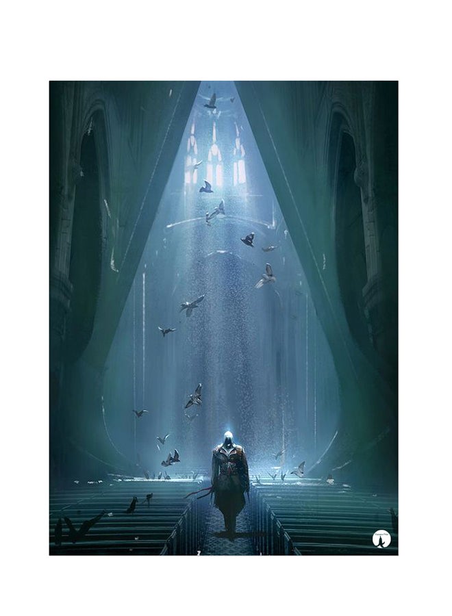 بي بي ملصق جداري مطبوع متعدد الألوان 20سم