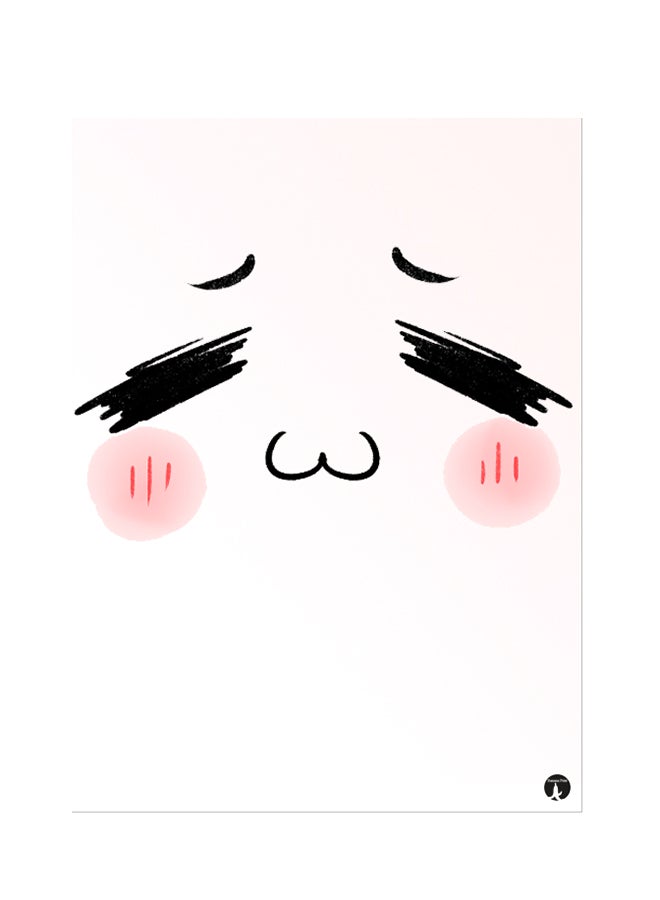 Printed Wall Sticker Multicolour 20cm