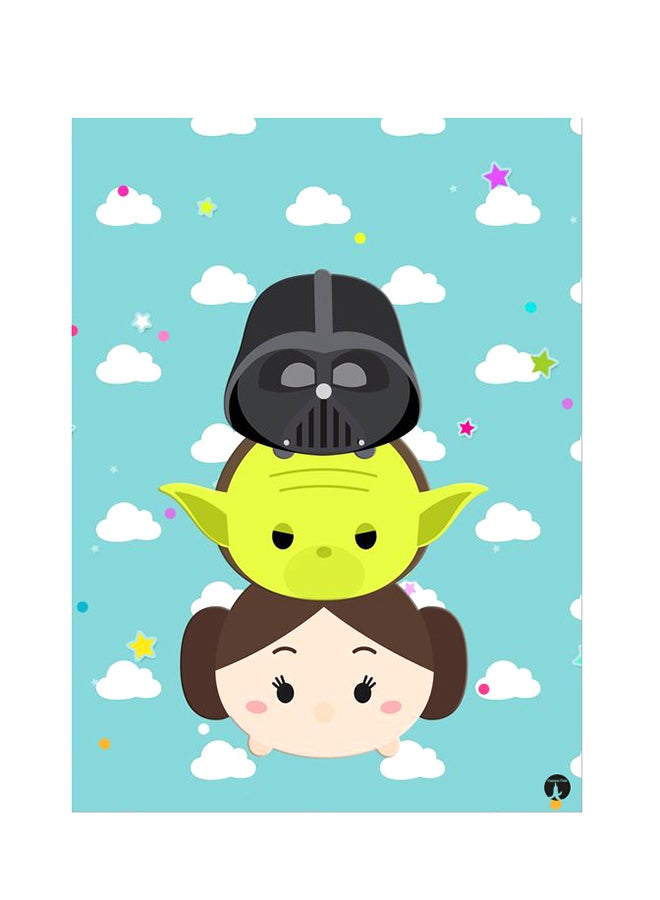 BP Printed Wall Sticker Multicolour 20cm