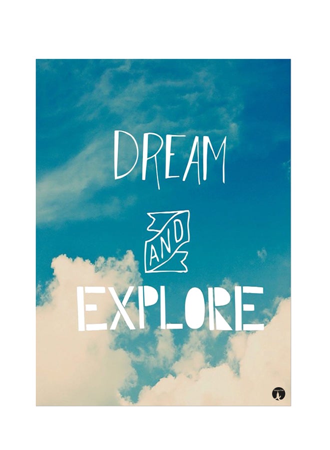 Printed Wall Sticker Multicolour 20cm