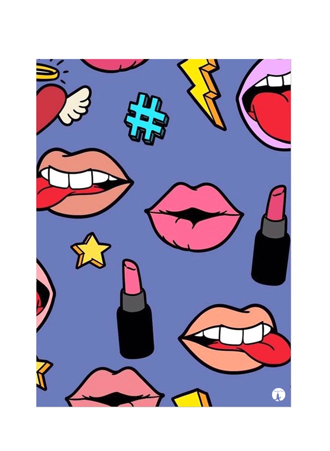 Printed Wall Sticker Multicolour 20cm