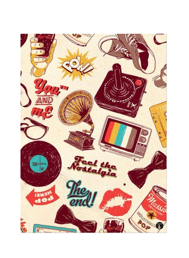 BP Printed Wall Sticker Multicolour 20cm