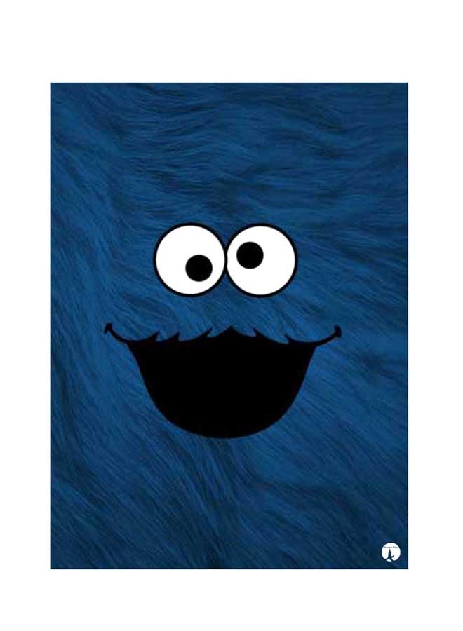 بي بي ملصق جداري مطبوع متعدد الألوان 20سم