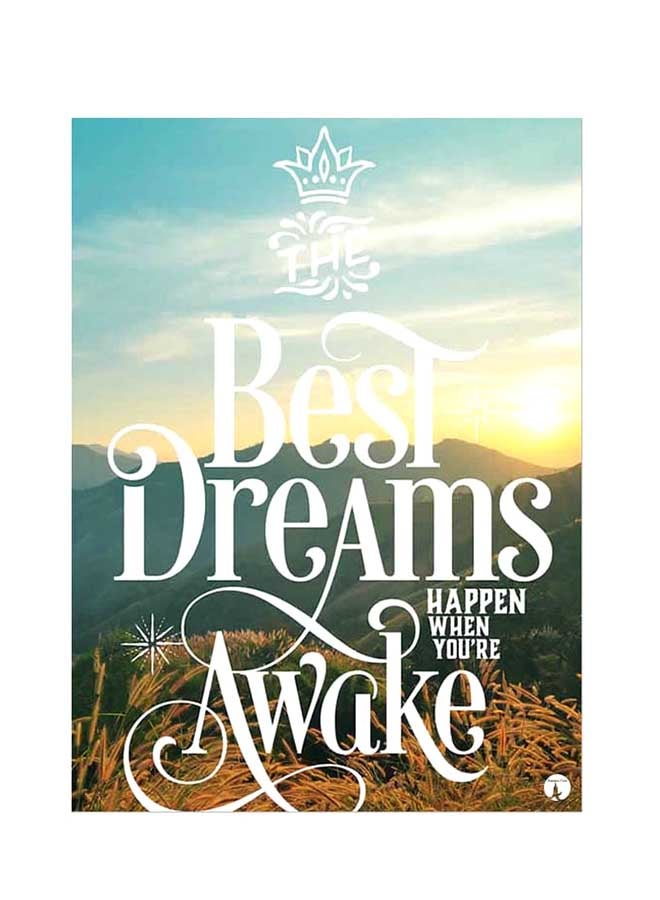 Printed Wall Sticker Multicolour 20cm