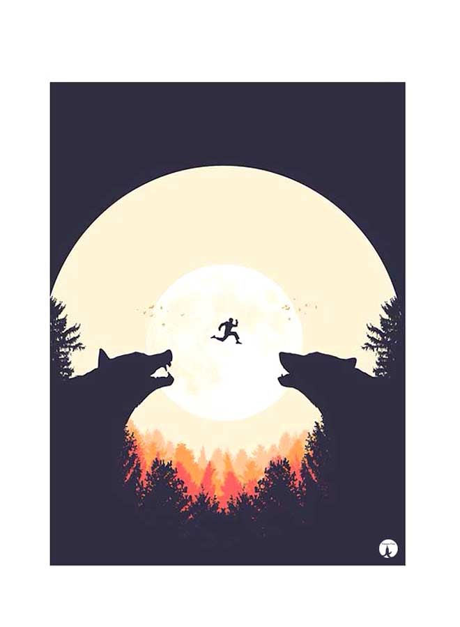 BP Printed Wall Sticker Multicolour 20cm