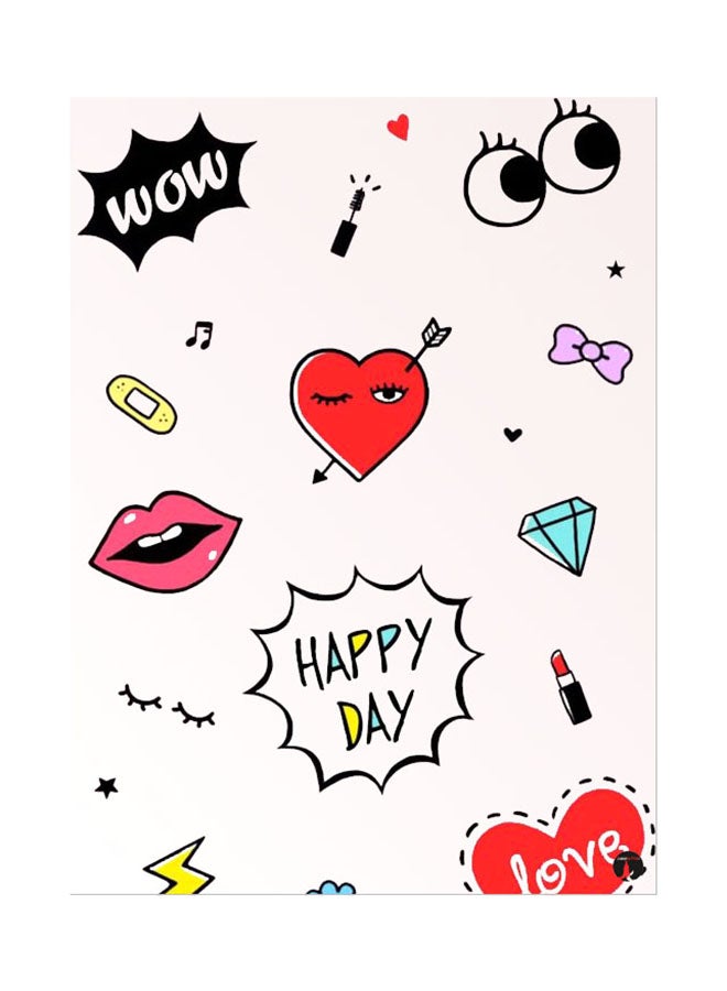 BP Printed Wall Sticker Multicolour 20cm