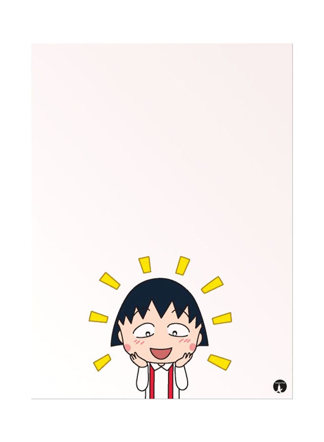 Printed Wall Sticker Multicolour 20cm