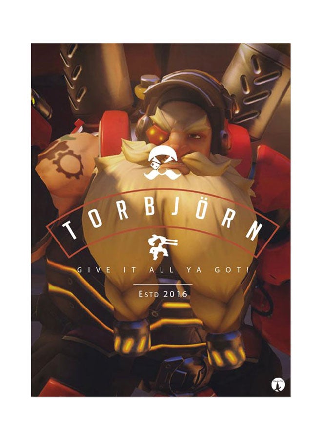 بي بي ملصق جداري مطبوع متعدد الألوان 20سم