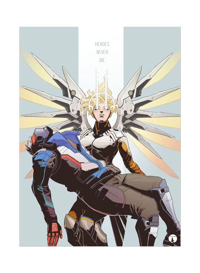 ملصق جداري مطبوع متعدد الألوان 20سم