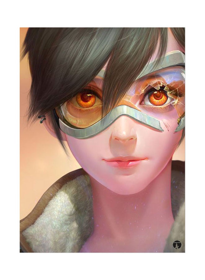 ملصق جداري مطبوع متعدد الألوان 20سم