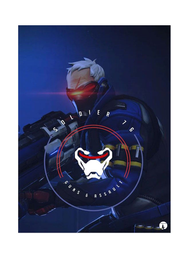 Printed Wall Sticker Multicolour 20cm