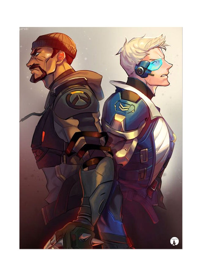 BP Printed Wall Sticker Multicolour 20cm