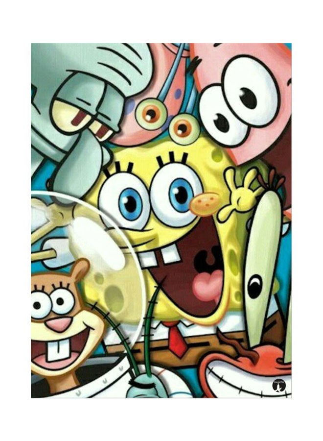 بي بي ملصق جداري مطبوع متعدد الألوان 20سم