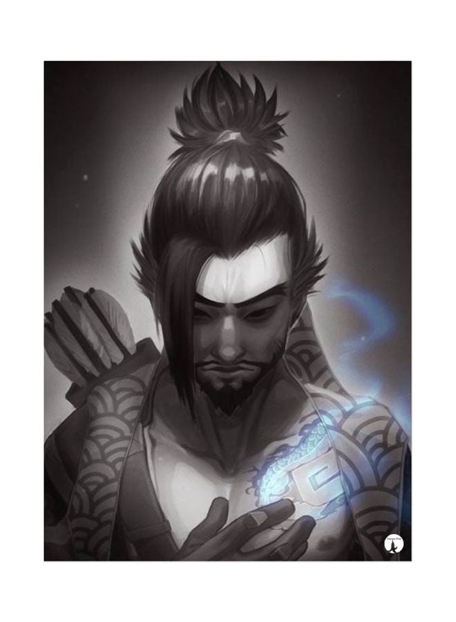 بي بي ملصق جداري مطبوع متعدد الألوان 20سم