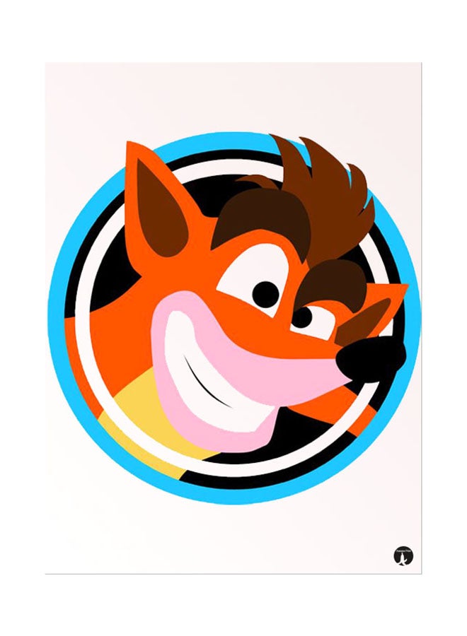 بي بي ملصق جداري مطبوع متعدد الألوان 20سم