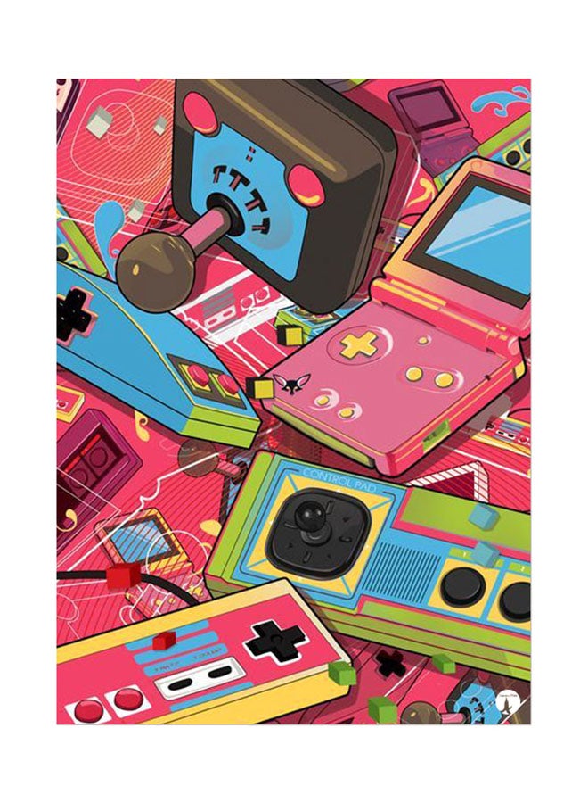 ملصق جداري مطبوع متعدد الألوان 20سم