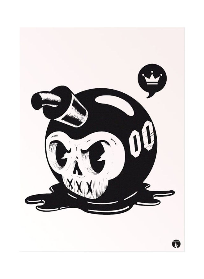 ملصق جداري مطبوع متعدد الألوان 20سم