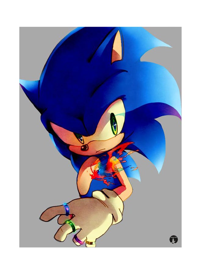 ملصق جداري مطبوع متعدد الألوان 20سم