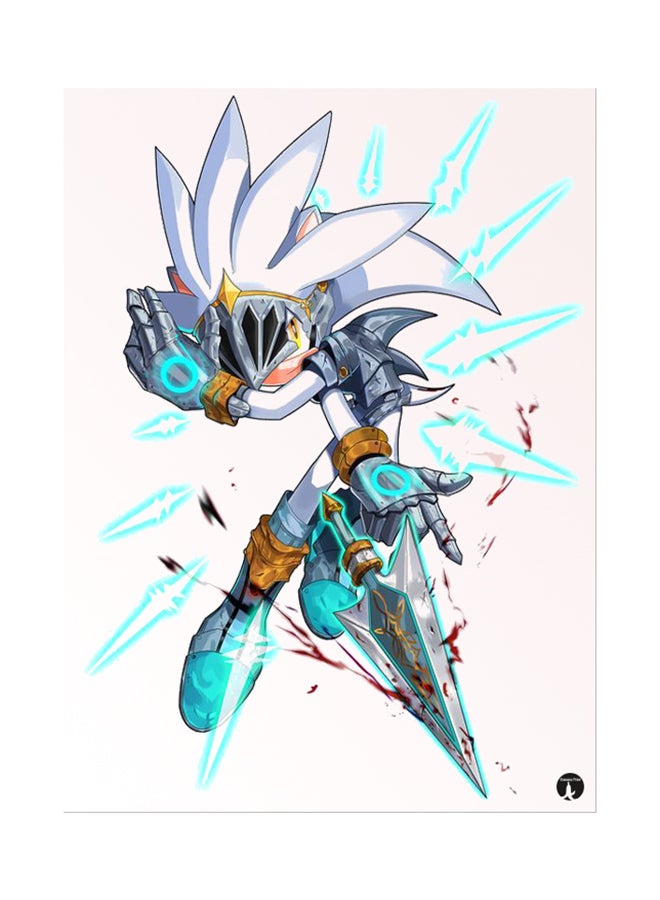 ملصق جداري مطبوع متعدد الألوان 20سم