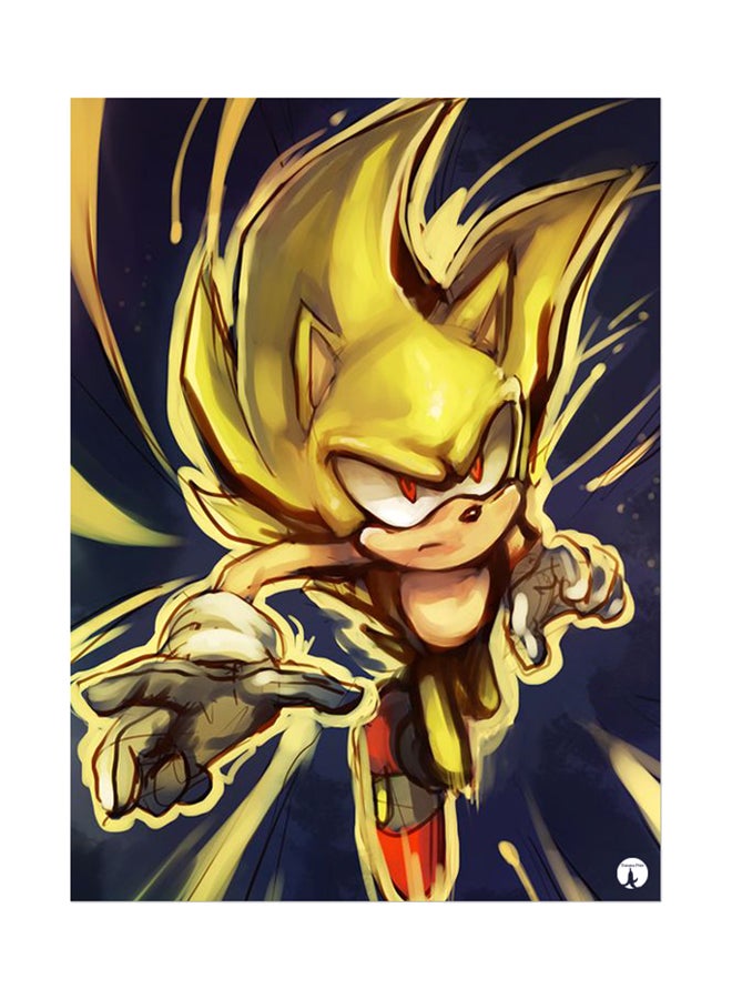 ملصق جداري مطبوع متعدد الألوان 20سم