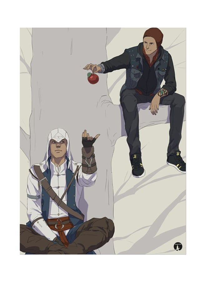 بي بي ملصق جداري مطبوع متعدد الألوان 20سم