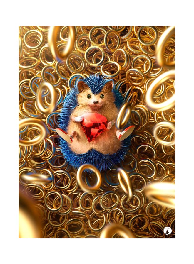 BP Printed Wall Sticker Multicolour 20cm