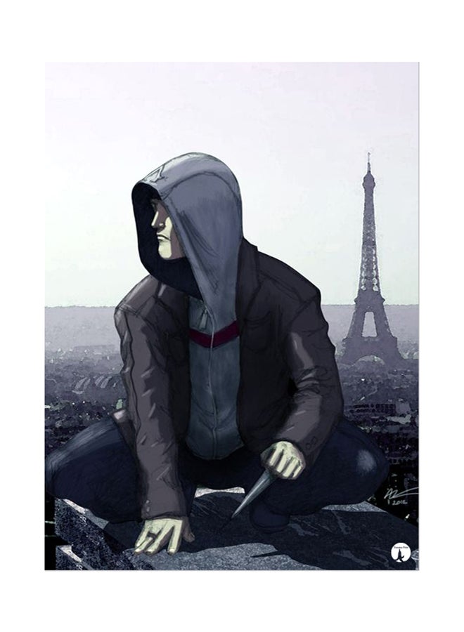 Printed Wall Sticker Multicolour 20cm