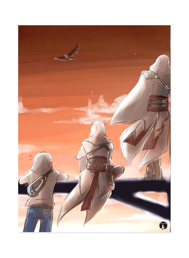 ملصق جداري مطبوع متعدد الألوان 20سم