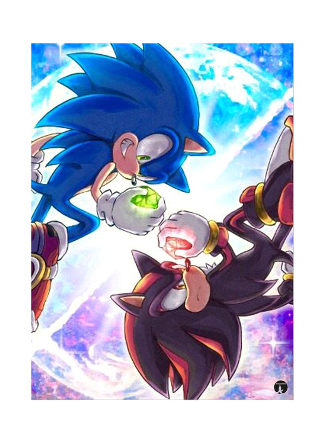 بي بي ملصق جداري مطبوع متعدد الألوان 20سم