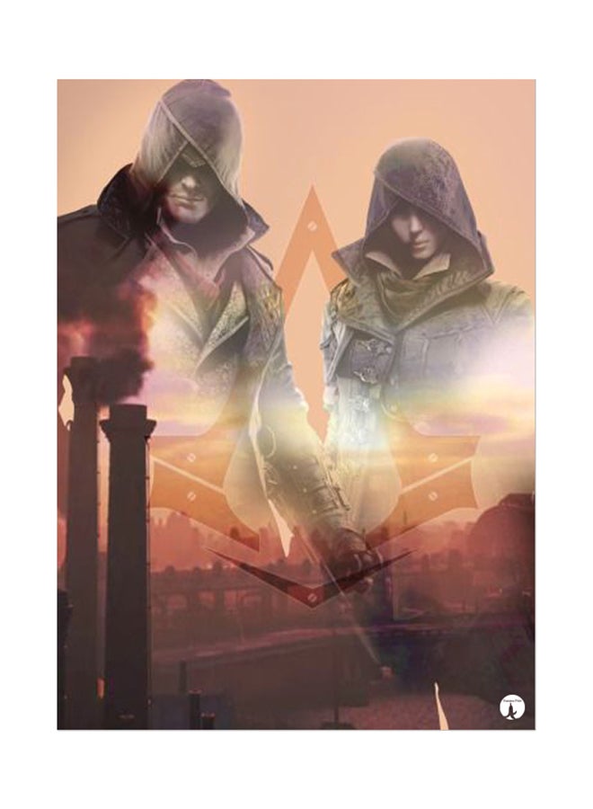 Printed Wall Sticker Multicolour 20cm