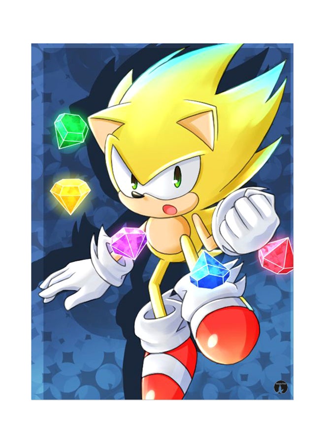 بي بي ملصق جداري مطبوع متعدد الألوان 20سم