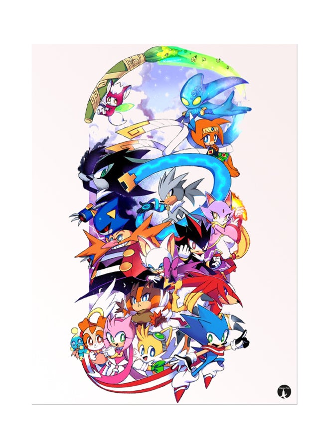 BP Printed Wall Sticker Multicolour 20cm